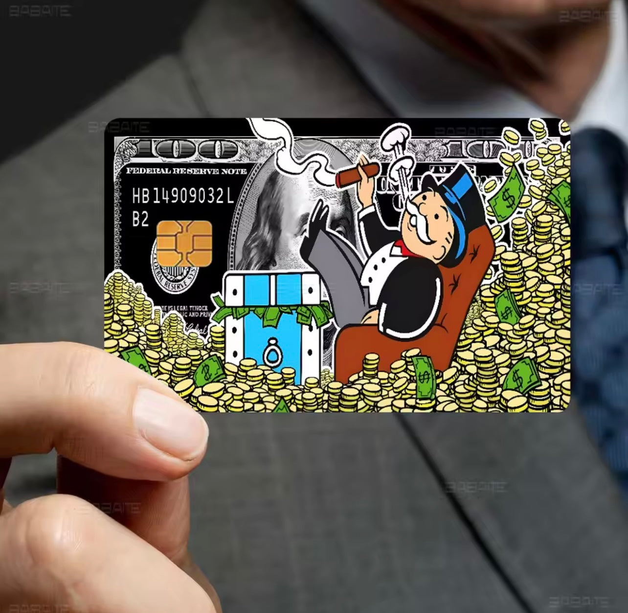Kreditkarten/Debitkarten Aufkleber
