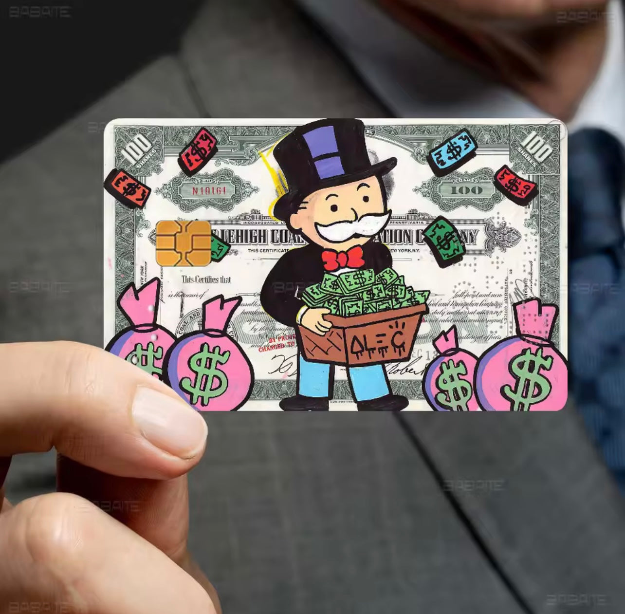 Kreditkarten/Debitkarten Aufkleber