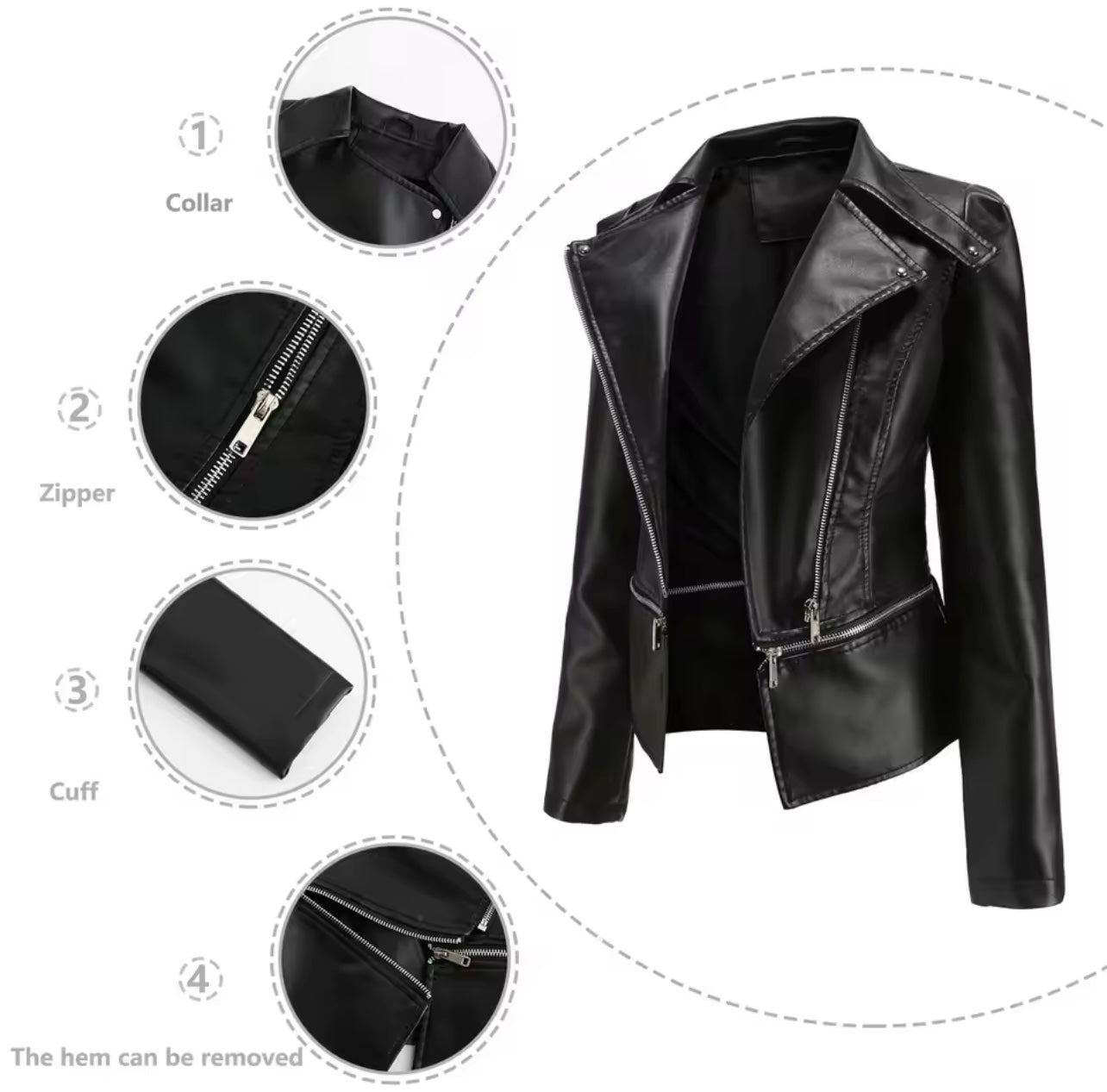Lederjacke Esther