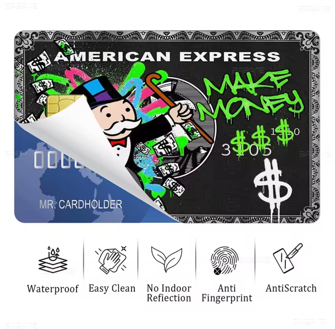 Kreditkarten/Debitkarten Aufkleber