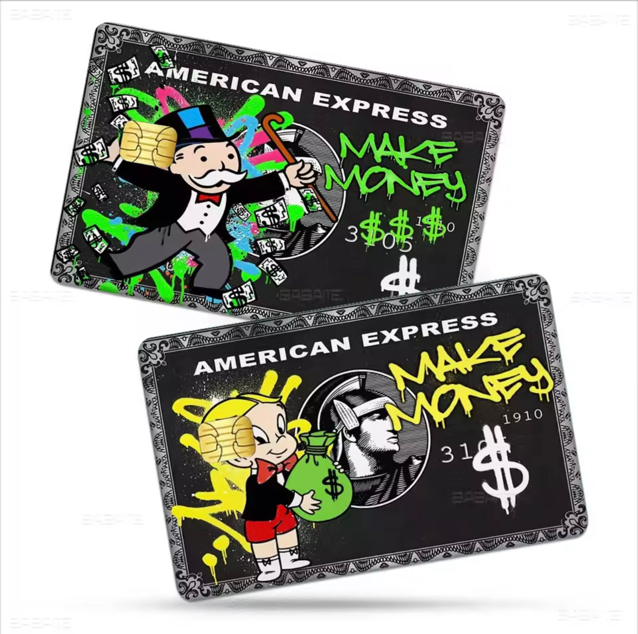 Kreditkarten/Debitkarten Aufkleber